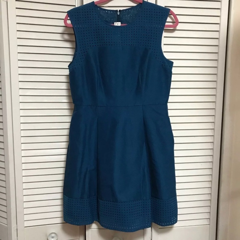 J crew woman’s cocktail blue dress